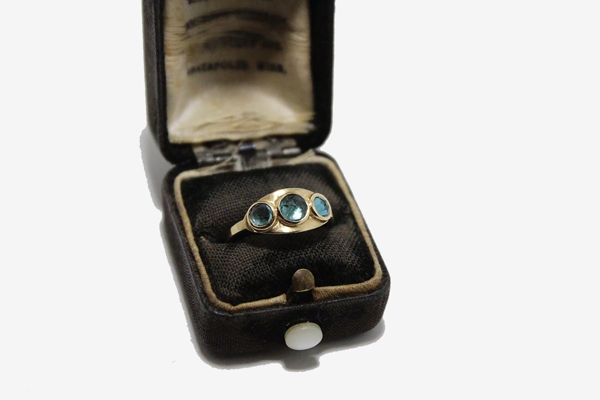 Celine Daoust 14k Blue Tourmaline Plate Ring – Gem