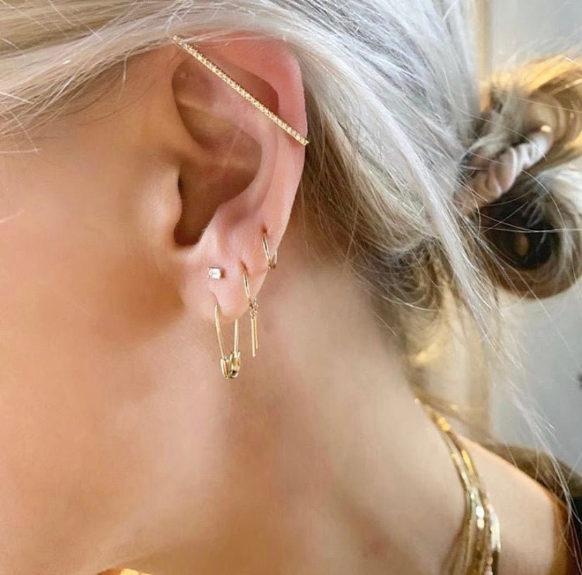 14k Gold Baby Chime - Single Earring – Gem
