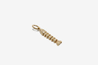 14k Gold + Diamond Articulated Fish Pendant