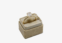 14K Gold Emerald Cut Lab Diamond Ring - 2ct