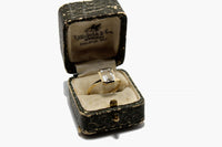 14k Gold Emerald Cut Topaz Ring