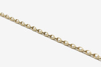 14k Gold Oval Chain Bracelet