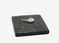 14k Gold Clip-On Lab Diamond Charm