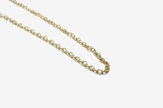 14k Yellow Gold Oval Chain Necklace