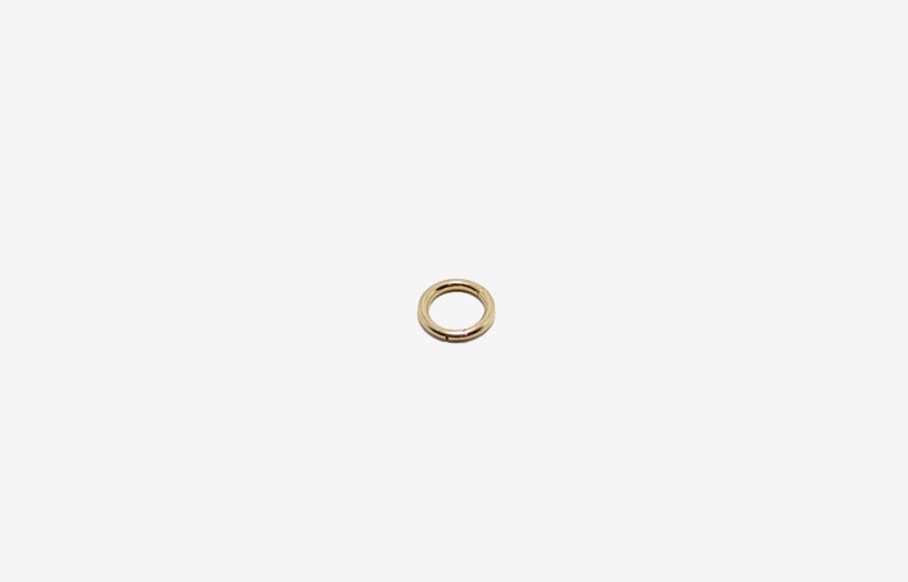 14k Yellow Gold Round Chain Connector