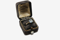 18k Gold Aquamarine Ring
