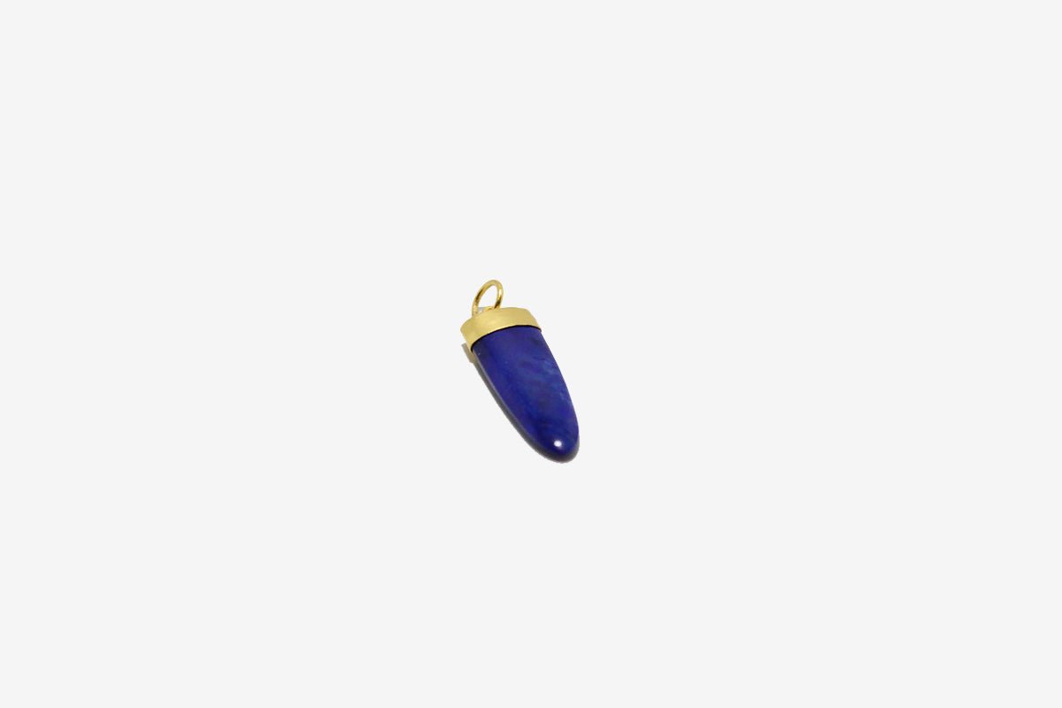 24k Gold Lapis Lazuli Pendant