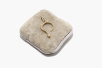 14k Gold Diamond Snake Pendant