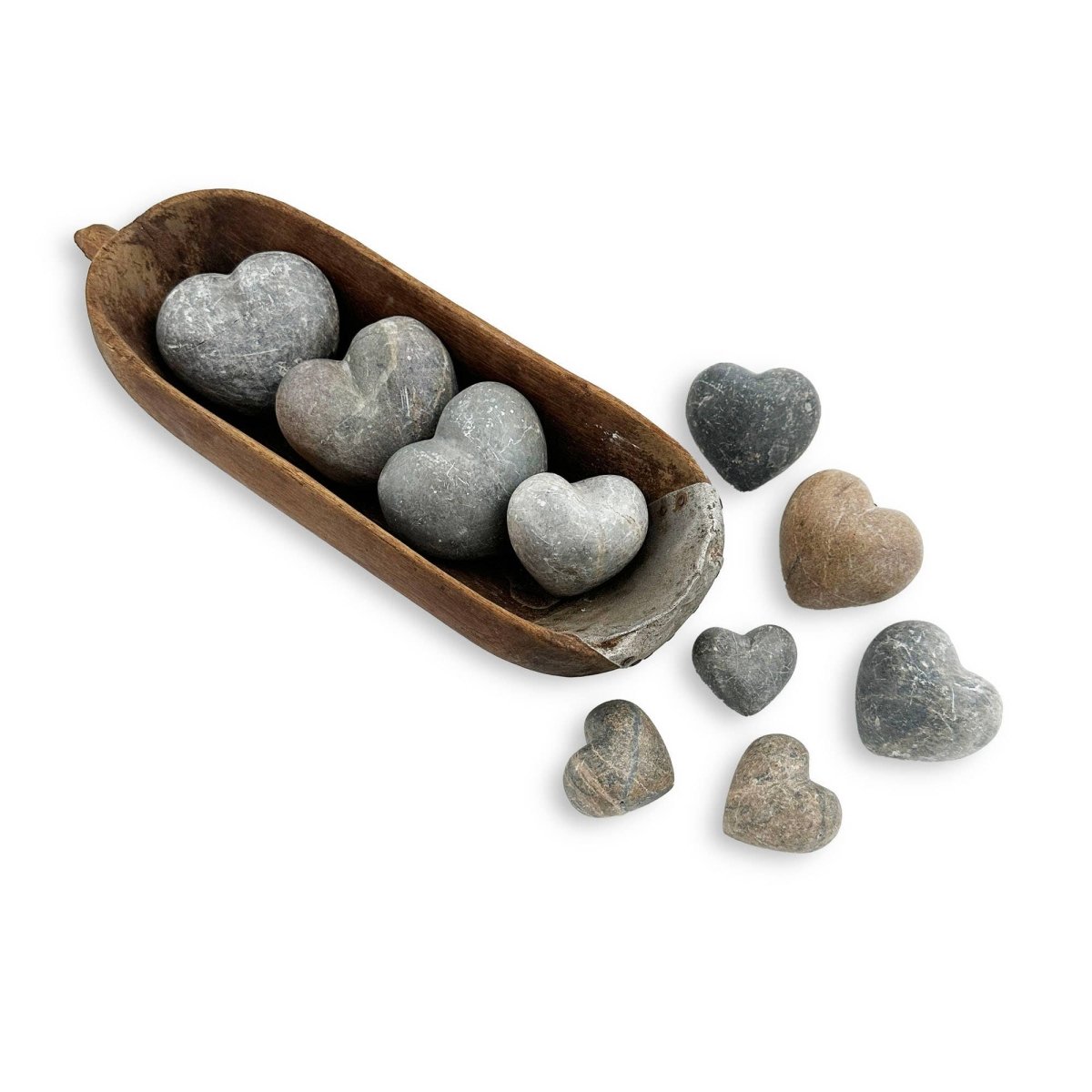 African Soapstone Hearts