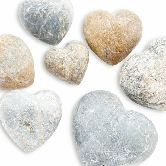 African Soapstone Hearts