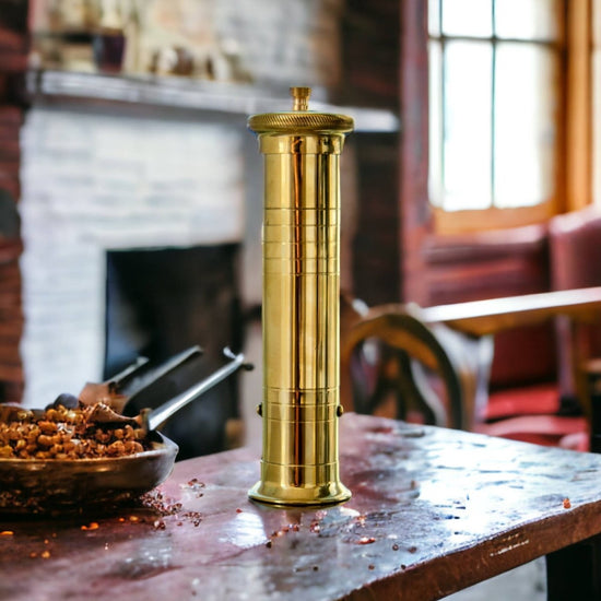 Brass Kitchen Grinder - 11"