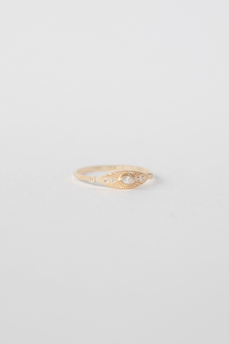 Celine Daoust Small Sun Eye Diamond Ring