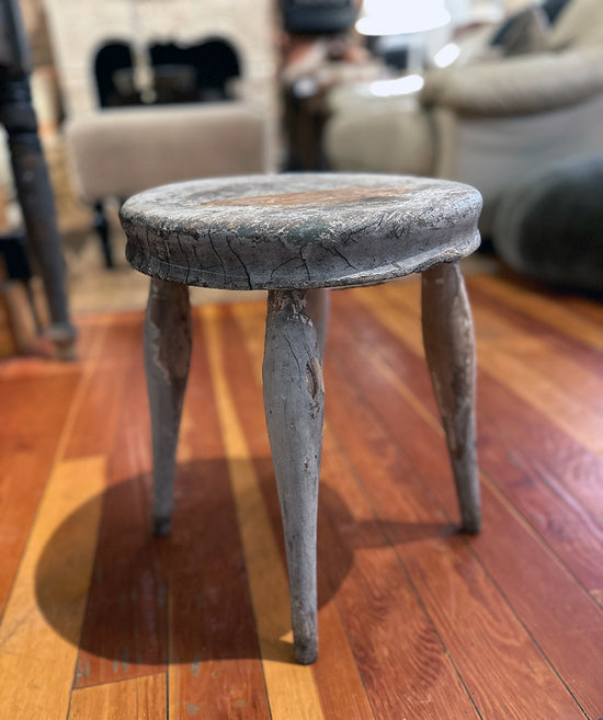 Load image into Gallery viewer, Vintage Chippy Paint Stool
