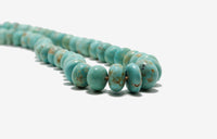Hand - Knotted Turquoise Bead Necklace