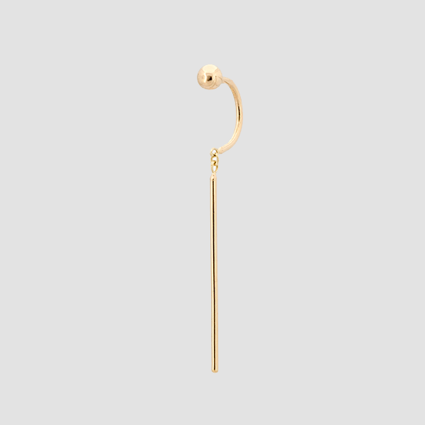 Jack & G 14k Gold Chime Stud Earrings