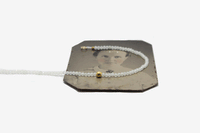 18k Gold Moonstone Beaded Bracelet