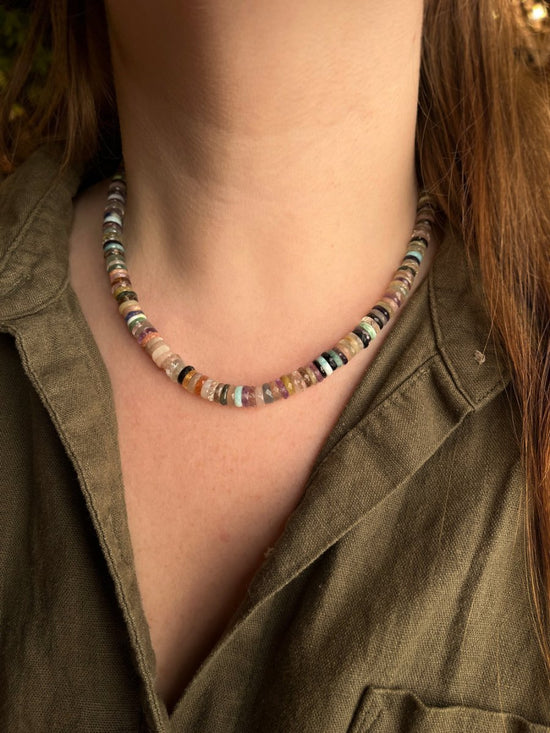Mixed Semi-precious Bead Necklace