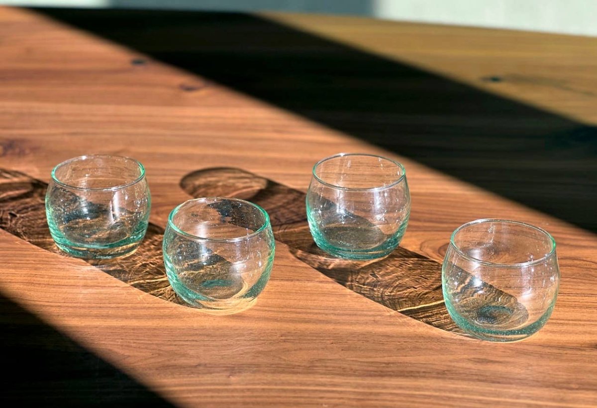 Moroccan Stemless Goblet - Clear