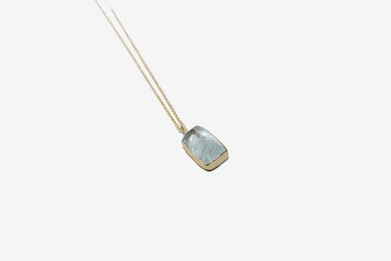 Occasionally Sweet 14k Gold Aquamarine Necklace