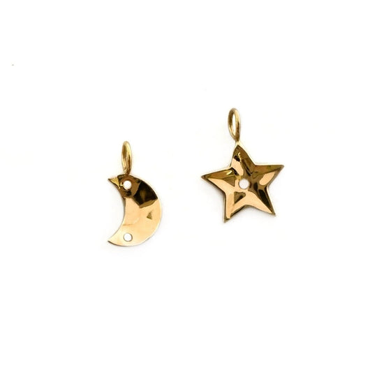 Olivve 14k Gold Sequin Charm