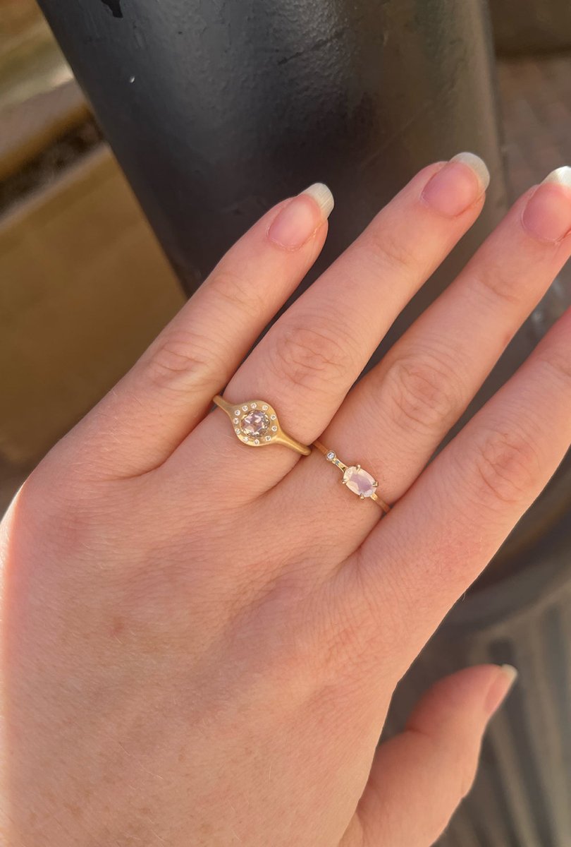 Petite Baleine 18k Gold Diamond Orbit Ring