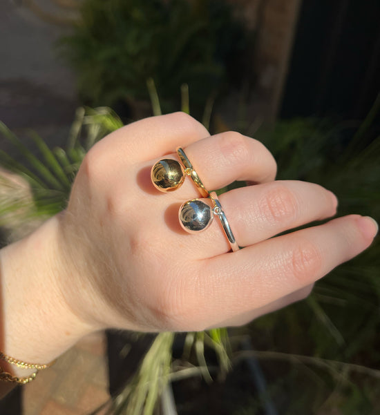 Sterling Silver Balloon Ring