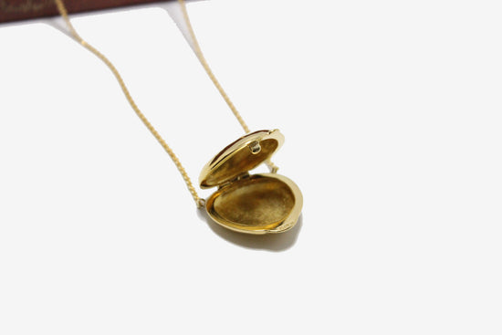 Small Gold Vermeil Essence Stone Necklace