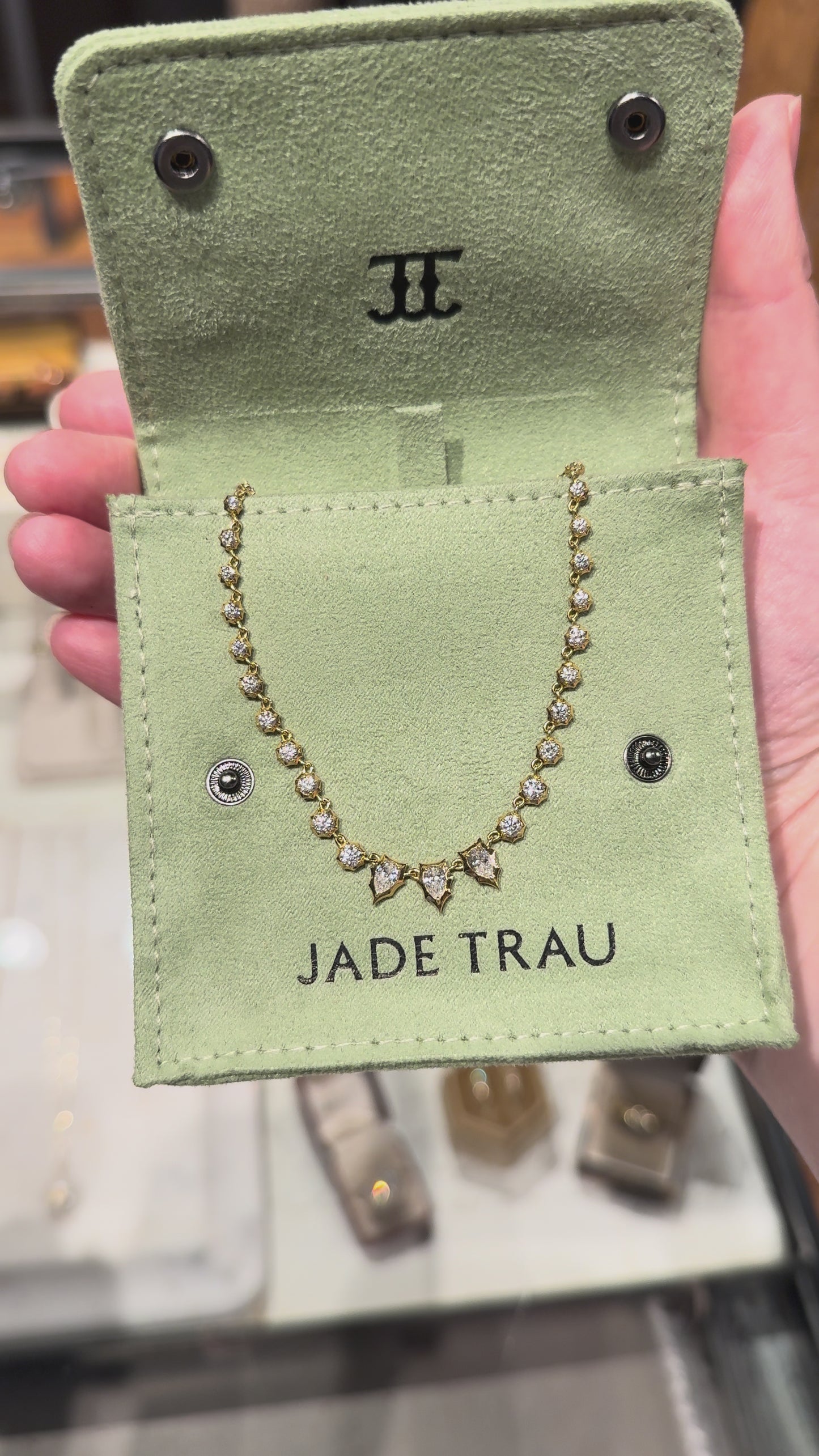 18k Gold Envoy Diamond Riviera Necklace