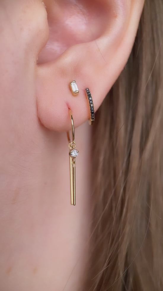 Load and play video in Gallery viewer, Jack &amp;amp; G Diamond Chime Earrings
