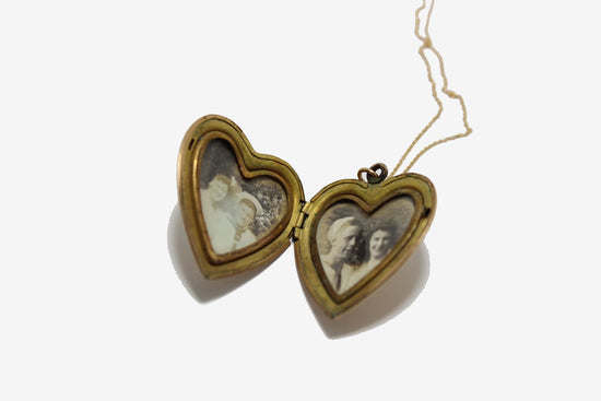 Vintage Engraved Heart Locket