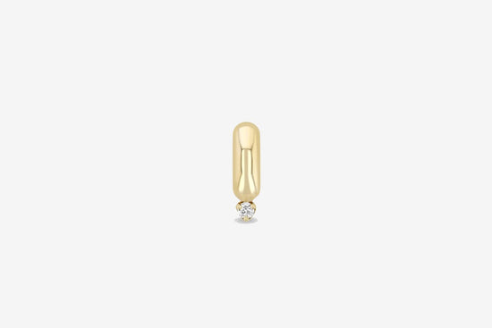 Zoe Chicco 14k Prong Diamond Half Round Slide Bead Charm