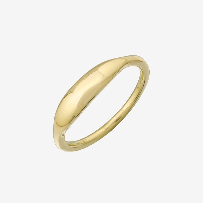 14k Gold Dome Ring