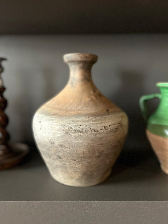 Antique Terra Cotta Pottery Vase