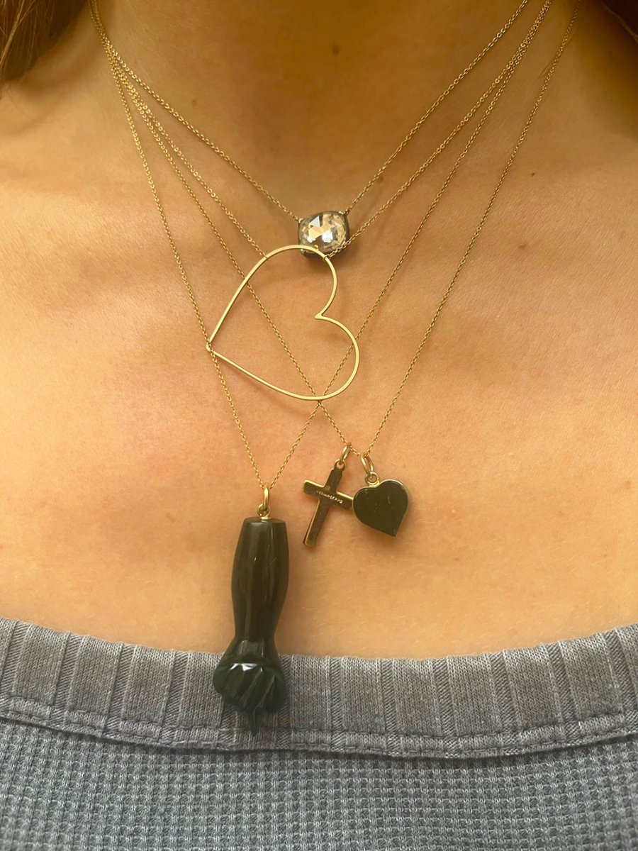 Carla Caruso Mega Heart Necklace
