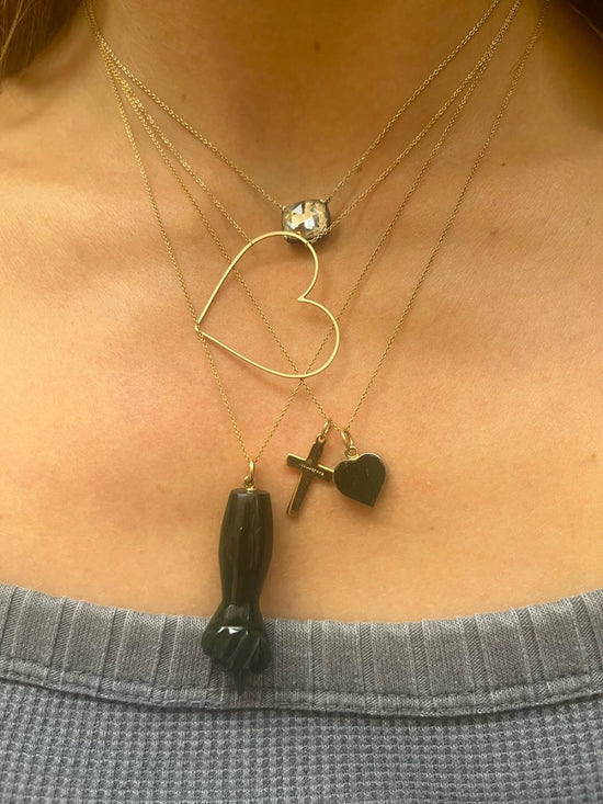 Carla Caruso Mega Heart Necklace