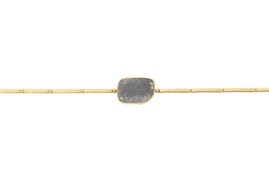 Load image into Gallery viewer, Celine Daoust 14k Rose-cut Diamond Articulated Bracelet
