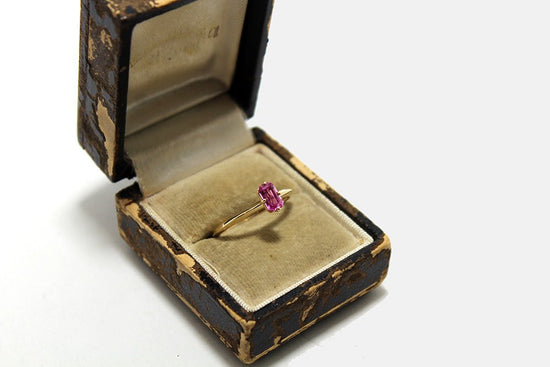 Gemma Couture 14k Pink Sapphire Ring