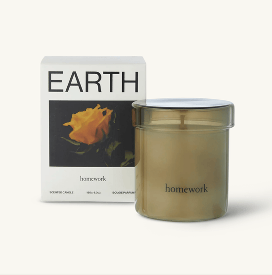 Homework Candle - Earth