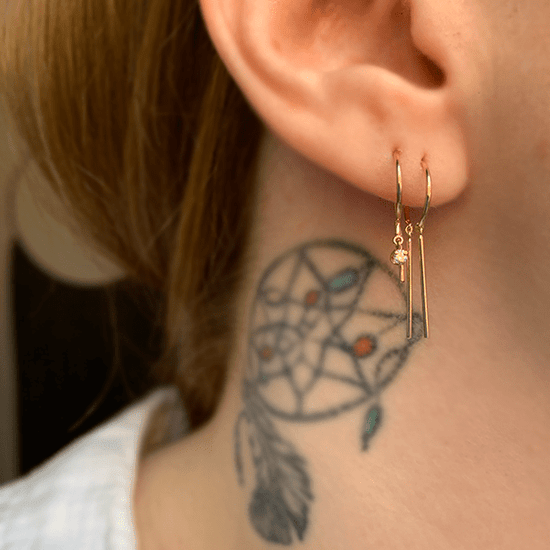 Jack & G 14k Gold Chime Earrings