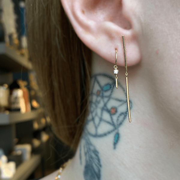 Jack & G Diamond Baby Chime Earring