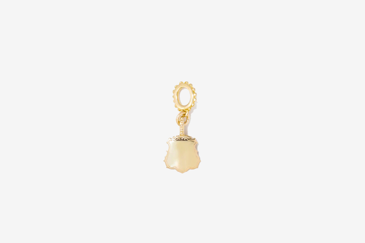 Load image into Gallery viewer, Meredith Kahn Antique Shield Charm

