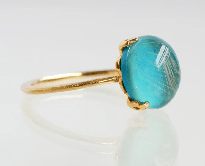 Turquoise Oval Ring - Women's Jewelry | ROOLEE