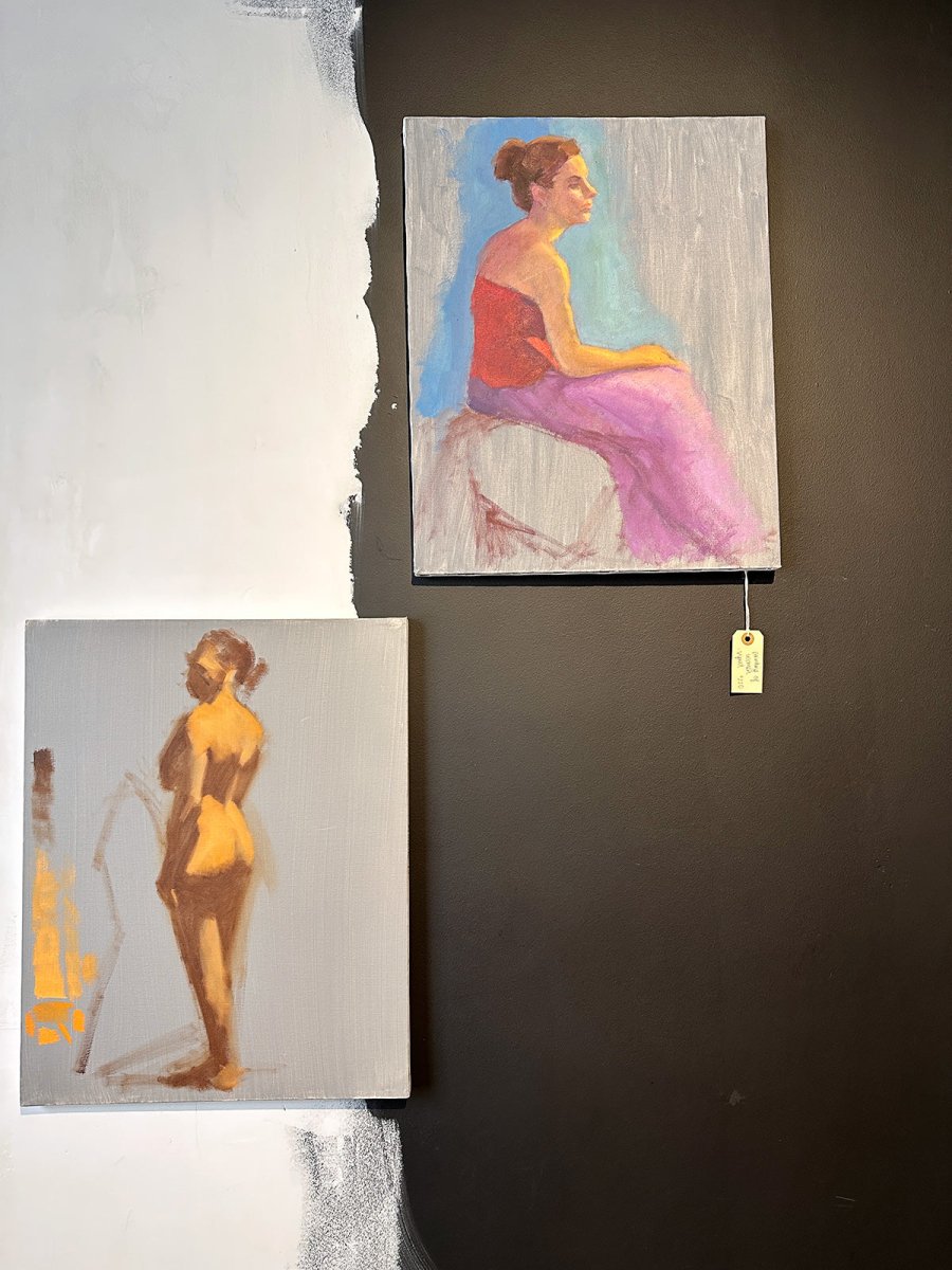 Load image into Gallery viewer, Painting of Woman, Signed 2
