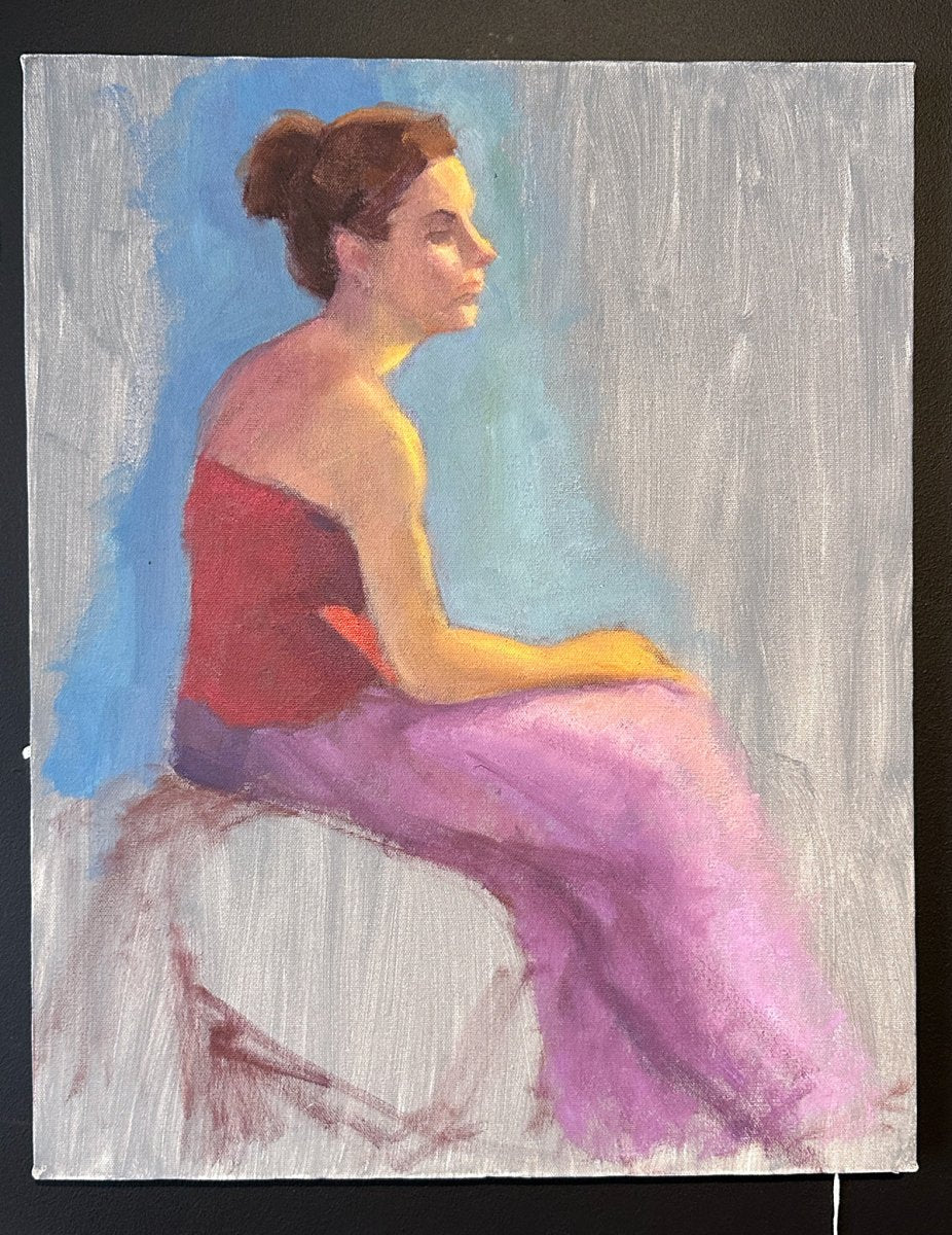 Painting of Woman, Signed