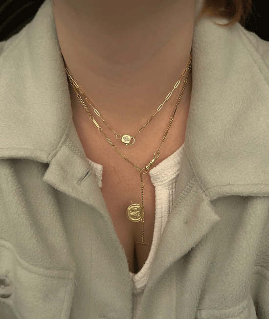 Pascale Monvoisin Louise Long Necklace with Polki Diamonds