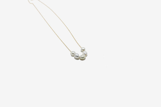Petite Baleine 14k Five Strand Keshi Pearl Necklace