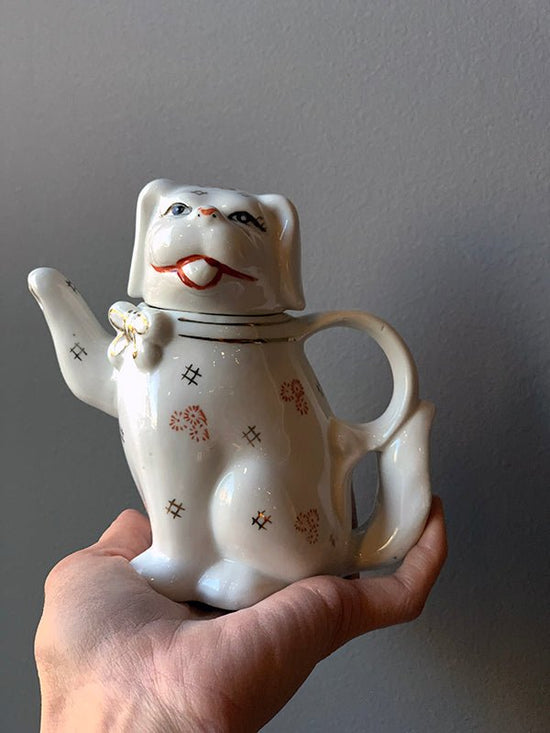 Vintage Dog Tea Pot