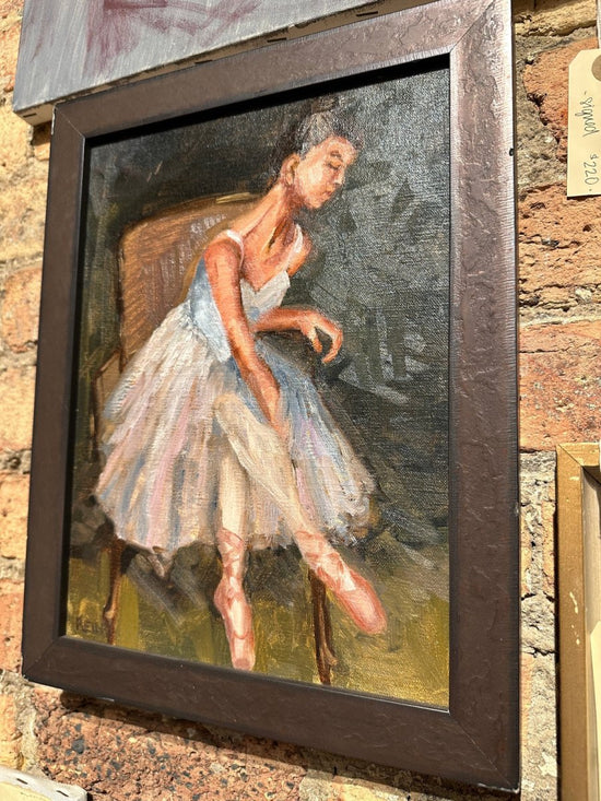 Vintage Oil of Ballerina