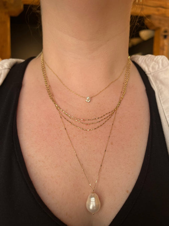 Zoe Chicco 14k Baroque Pearl Necklace